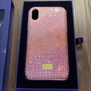 Swarovski pink ombré iPhone xr case